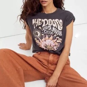 NWT Free PeoplexDaydream MICAS retro bohemian T-shirt with nodded front Sz: XXL